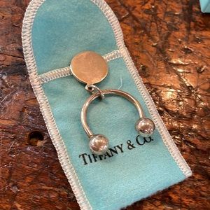 Tiffany & Company authentic sterling silver key ring NIB GREAT GIFT!